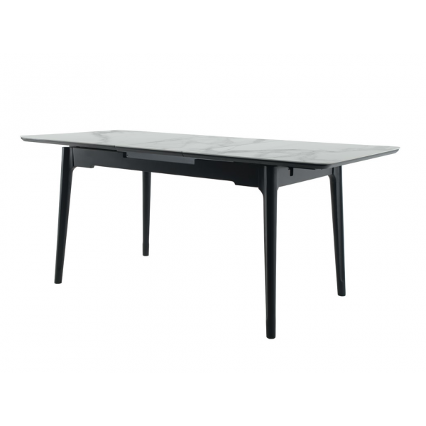 Керамічний стіл TM-89 каса вайт + чорний