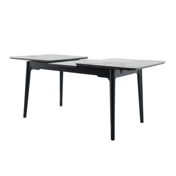 Керамічний стіл TM-89 каса вайт + чорний