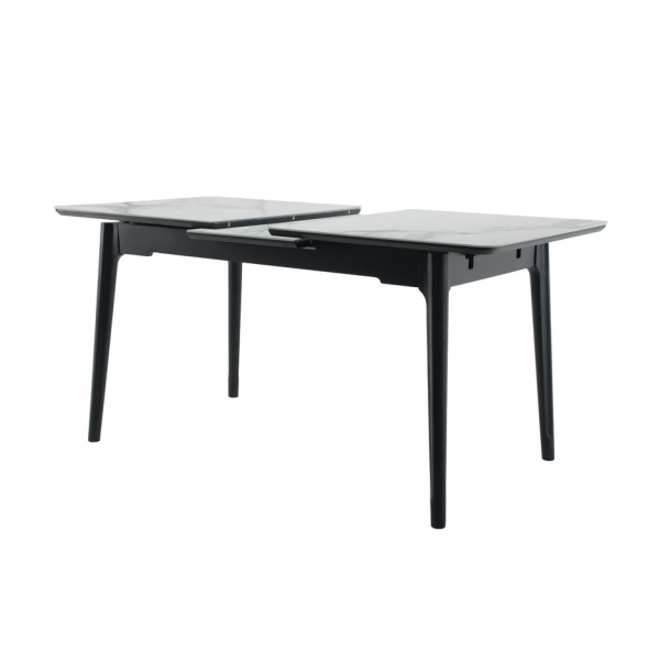 Керамічний стіл TM-89 каса вайт + чорний