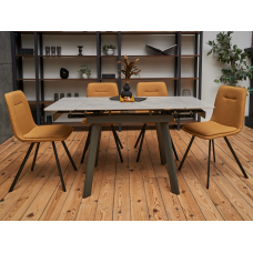 Керамічний стіл TM-80 вера грей + сірий