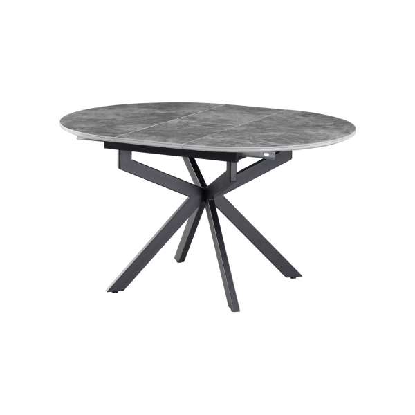 Керамічний стіл Офелія TML-1250 спайдер грей + чорний