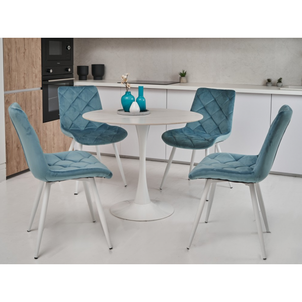 Стіл обідній T-325 каса вайт + білий