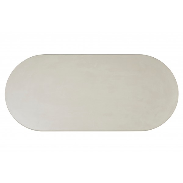 Стіл МДФ з матовим мікроцементним покриттям Кліо TM-220 бетон