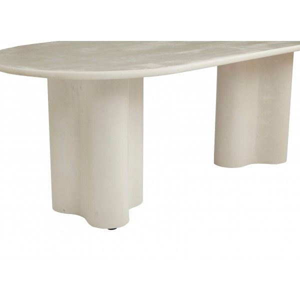 Стіл МДФ з матовим мікроцементним покриттям Кліо TM-220 бетон