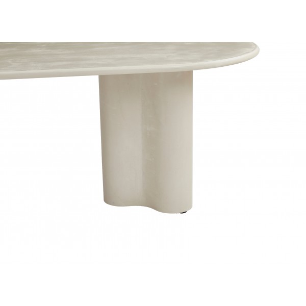 Стіл МДФ з матовим мікроцементним покриттям Кліо TM-220 бетон