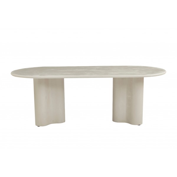 Стіл МДФ з матовим мікроцементним покриттям Кліо TM-220 бетон