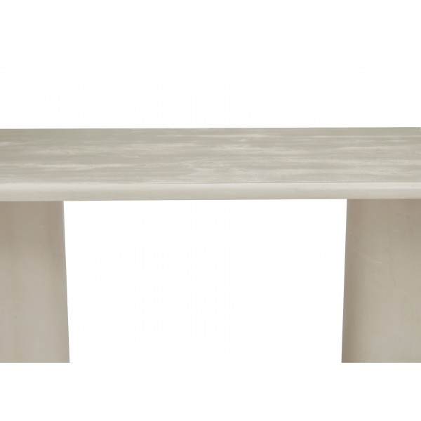 Стіл МДФ з матовим мікроцементним покриттям Кліо TM-220 бетон