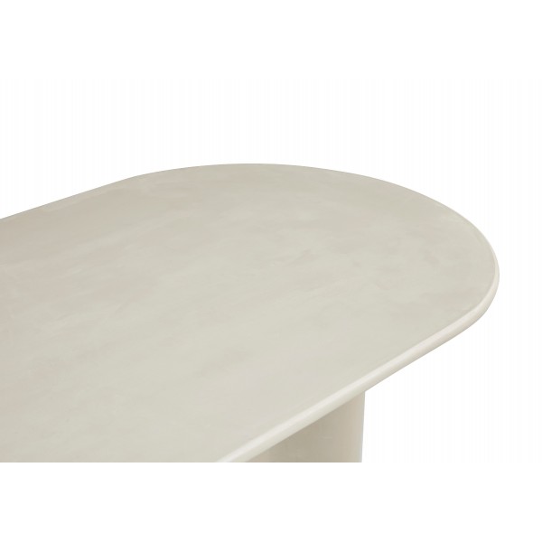 Стіл МДФ з матовим мікроцементним покриттям Кліо TM-220 бетон