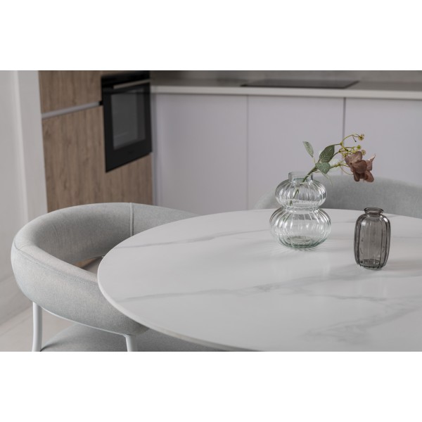 Стіл обідній T-325 каса вайт + білий