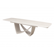 Керамічний стіл Беатріче TML-994 грей травертін + бежевий