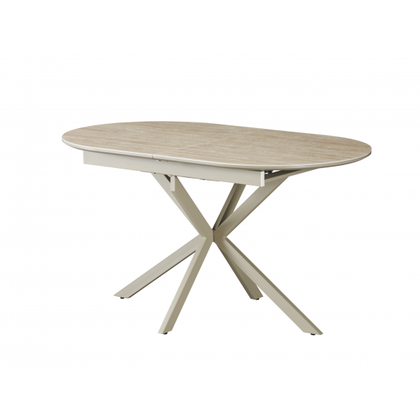 Керамічний стіл Верона TML-1335 римський травертін + капучино