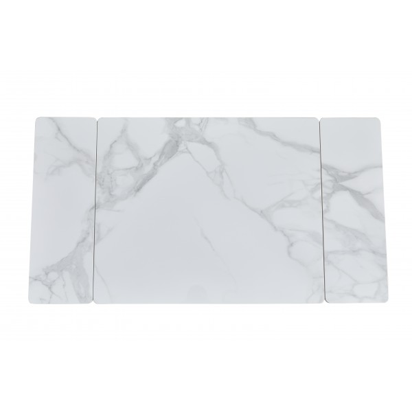 Керамічний стіл TM-80 каса вайт + сірий