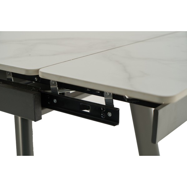 Керамічний стіл TM-80 каса вайт + сірий