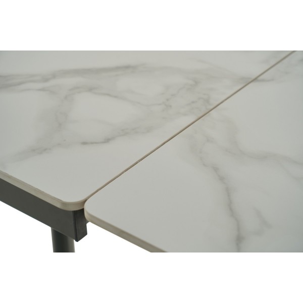 Керамічний стіл TM-80 каса вайт + сірий