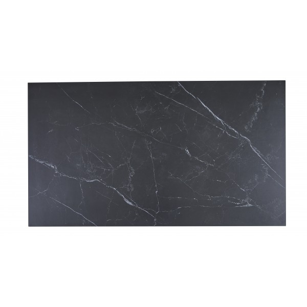 Керамічний стіл TM-87-1 чорний онікс + чорний