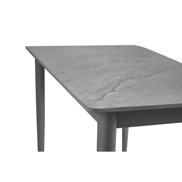 Обідній керамічний стіл TM-110 ребекка грей + сірий