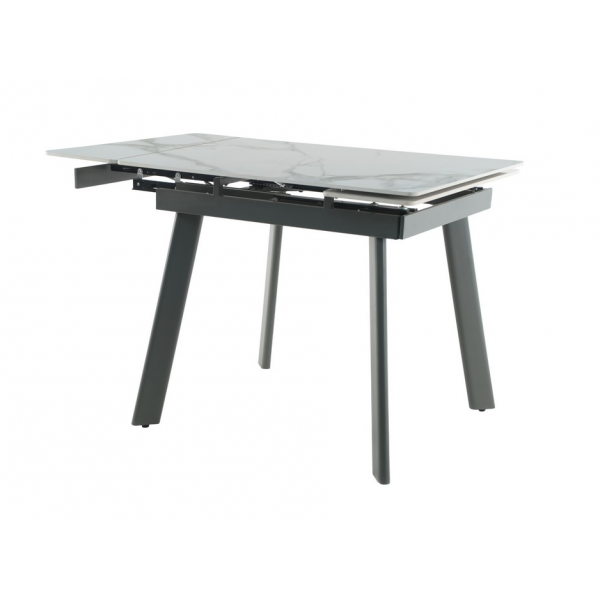 Керамічний стіл TM-80 каса вайт + сірий