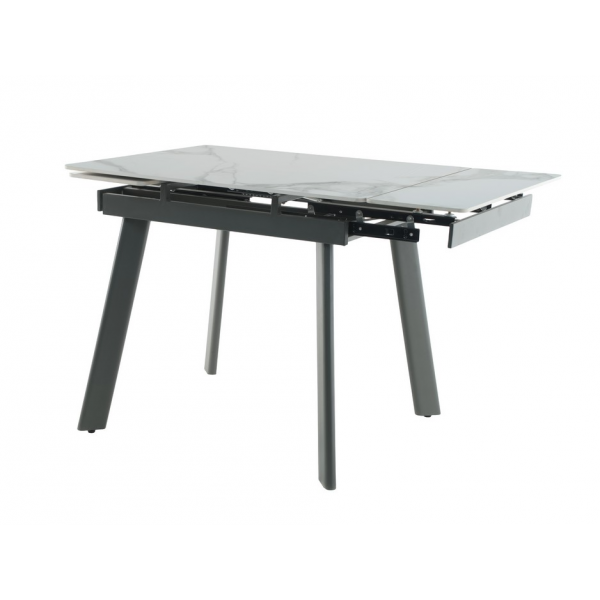 Керамічний стіл TM-80 каса вайт + сірий