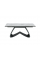 Керамічний стіл Орфео TML-998 сільвер вайт + чорний