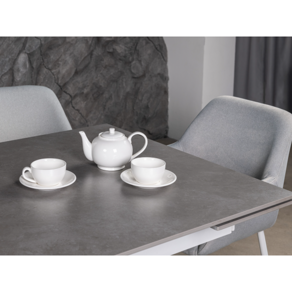 Керамічний стіл Тіціано TML-1150 делікато грей + білий