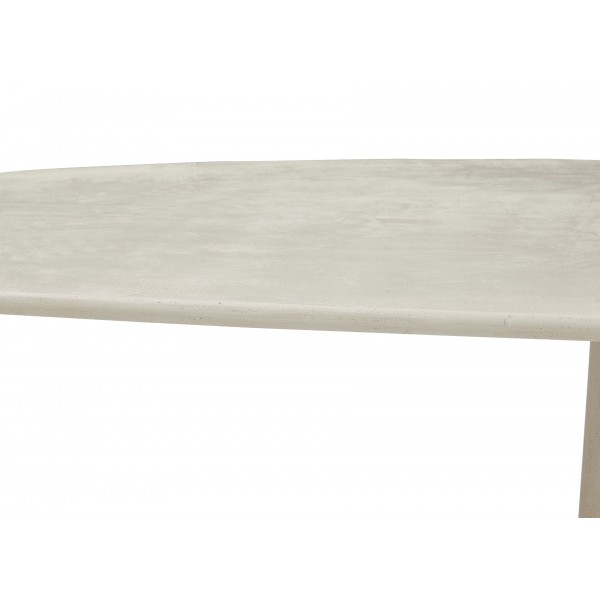 Стіл МДФ з матовим мікроцементним покриттям Бастіано TM-225 бетон