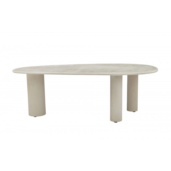 Стіл МДФ з матовим мікроцементним покриттям Бастіано TM-225 бетон