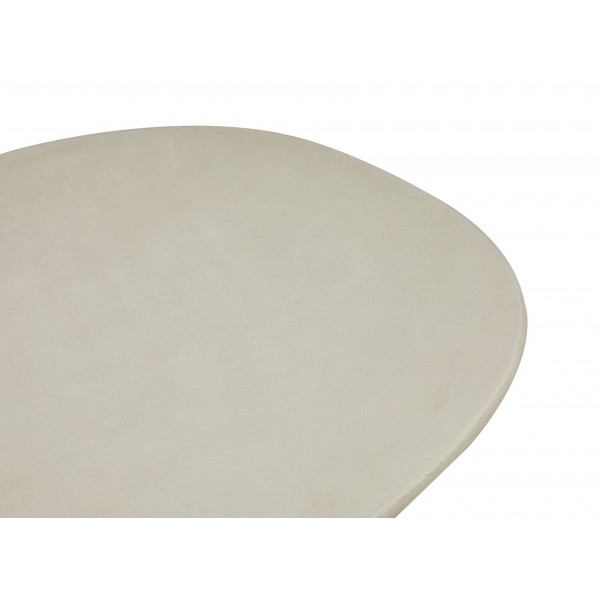 Стіл МДФ з матовим мікроцементним покриттям Бастіано TM-225 бетон