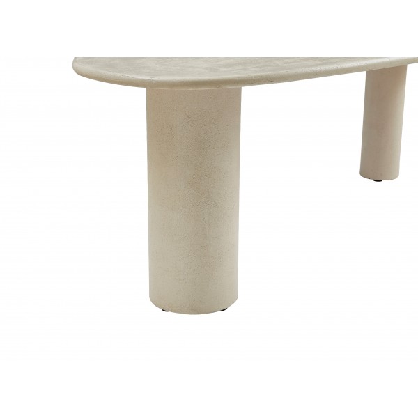 Стіл МДФ з матовим мікроцементним покриттям Бастіано TM-225 бетон