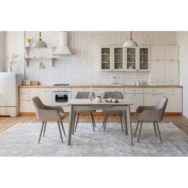 Керамічний стіл TM-76 голден сенд + теплий пісок