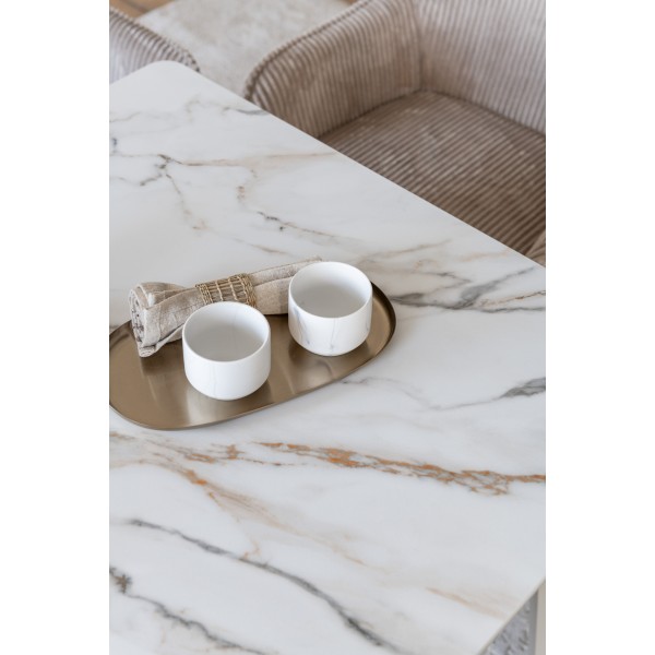 Керамічний стіл TM-76 голден сенд + теплий пісок