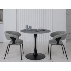 Стіл обідній T-325 айс грей + чорний