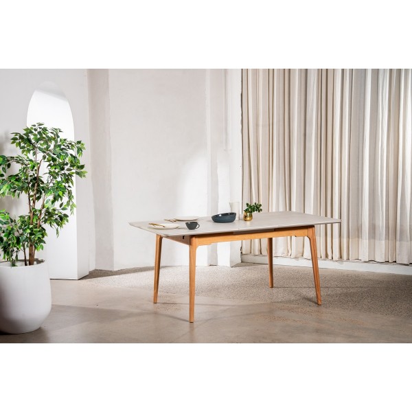 Керамічний стіл TM-120 бардиліо лайт + бук