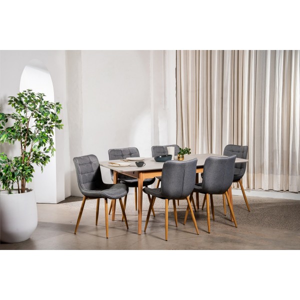 Керамічний стіл TM-120 бардиліо лайт + бук