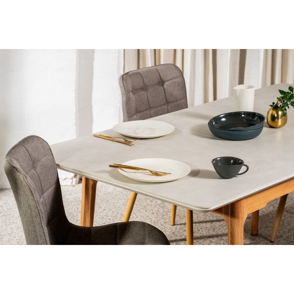 Керамічний стіл TM-120 бардиліо лайт + бук