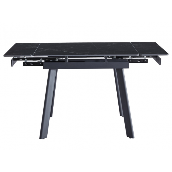 Керамічний стіл TM-80 чорний онікс + чорний