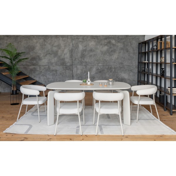 Стіл поліуретановий МДФ Марчелло TM-226 теплий пісок