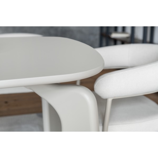 Стіл поліуретановий МДФ Марчелло TM-226 теплий пісок