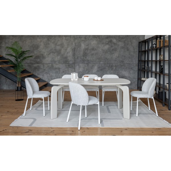 Стіл поліуретановий МДФ Марчелло TM-226 теплий пісок