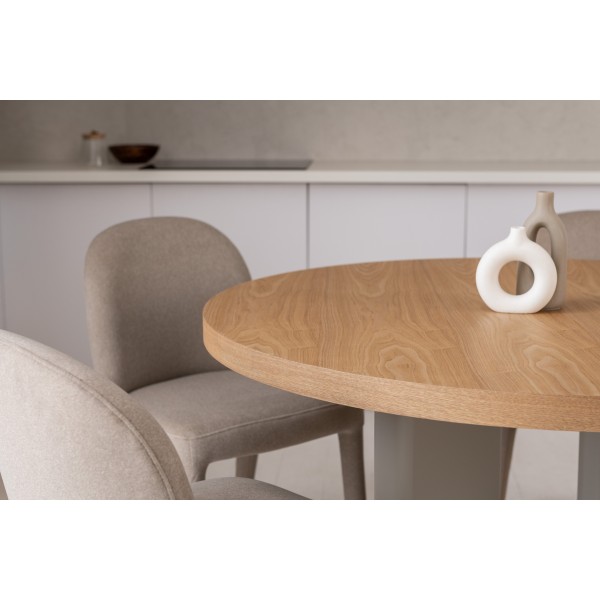 Стіл шпоноване МДФ Амбра TM-235 ясень + теплий пісок