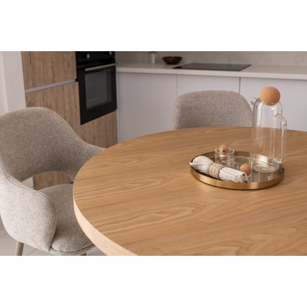 Стіл шпоноване МДФ Амбра TM-235 ясень + теплий пісок