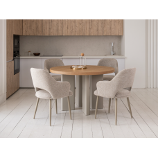 Стіл шпоноване МДФ Амбра TM-235 ясень + теплий пісок