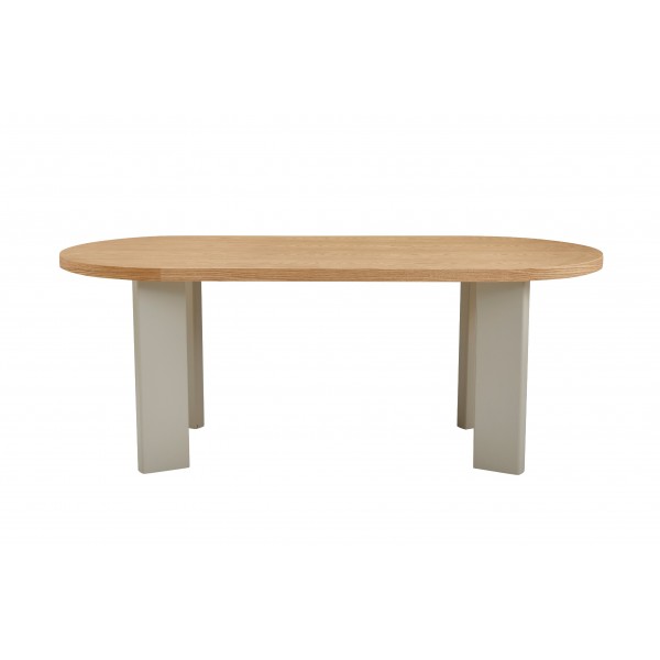 Стіл шпоноване МДФ Нікколо TM-236 ясень + теплий пісок