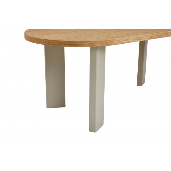 Стіл шпоноване МДФ Нікколо TM-236 ясень + теплий пісок