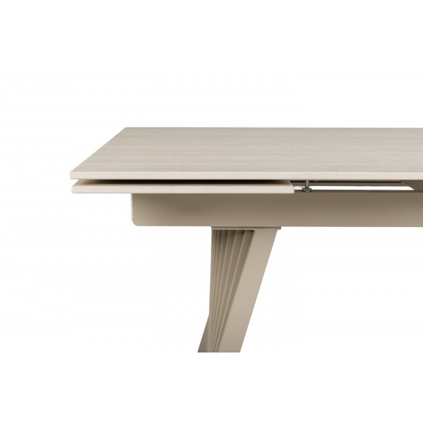 Керамічний стіл Олімпія TML-985 крема марфіль + бежевий