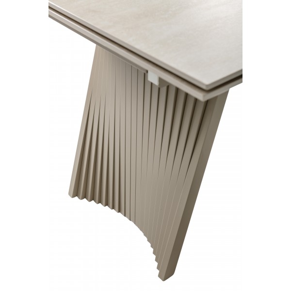 Керамічний стіл Олімпія TML-985 крема марфіль + бежевий