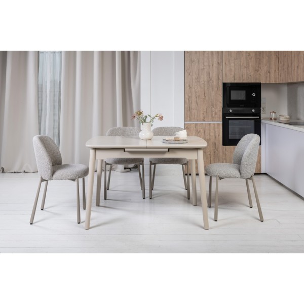 Керамічний стіл TM-76 крема саббія + капучино