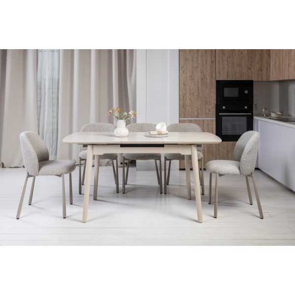 Керамічний стіл TM-76 крема саббія + капучино