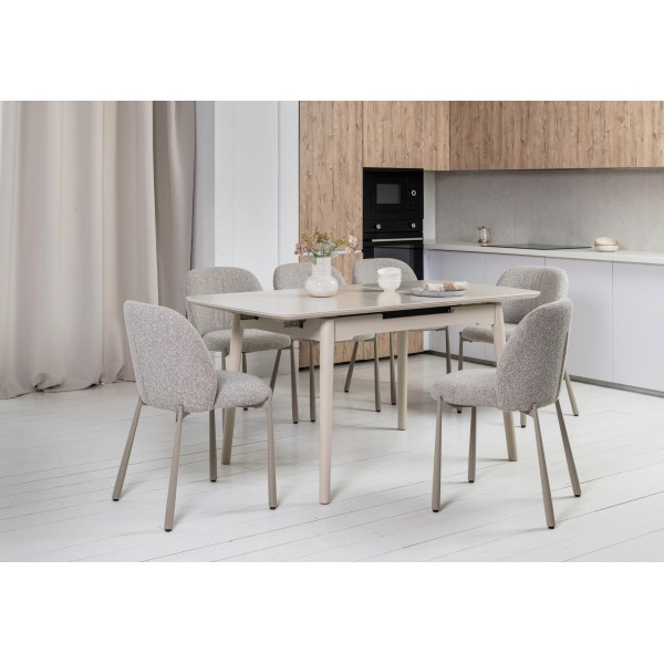 Керамічний стіл TM-76 крема саббія + капучино