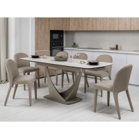 Керамічний стіл Еліо TML-990 сахара + бежевий