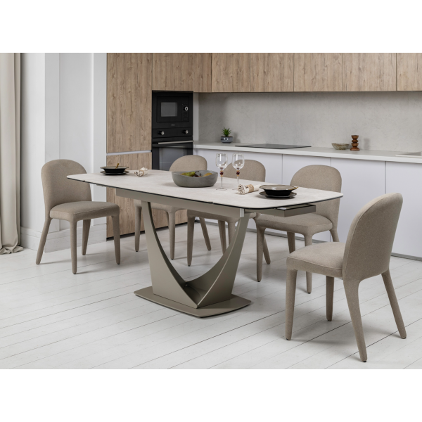 Керамічний стіл Еліо TML-990 сахара + бежевий